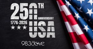 america 250 hero graphic 983thedove